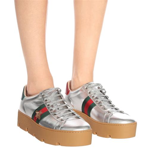 gucci ace sneakers platform